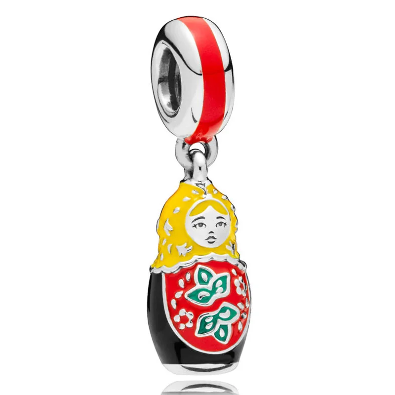 

Подвеска-матрешка для куклы, из серебра 925 пробы