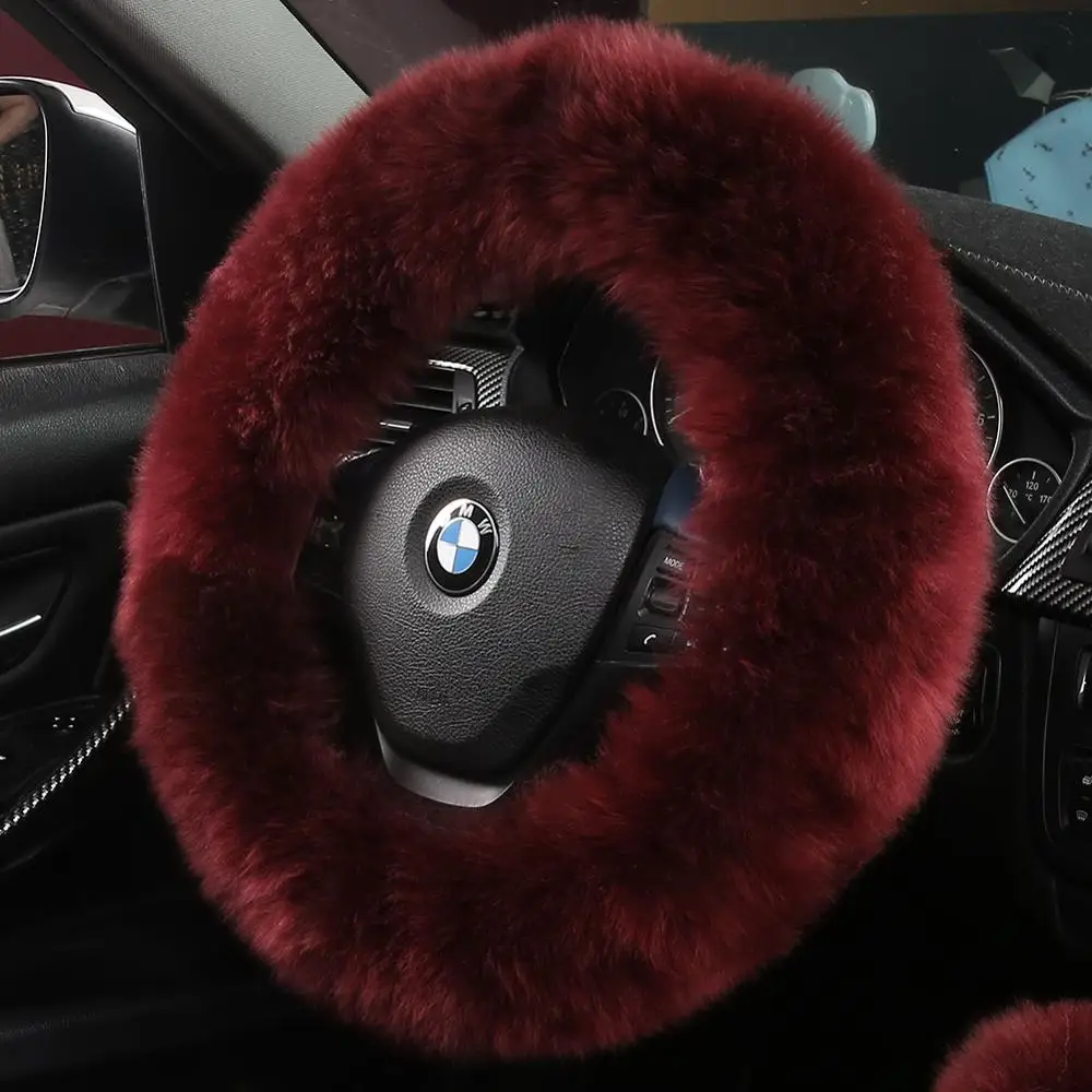 Классические меховые длинные шерстяные Усадочные автомобильные стильные чехлы