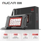 Полная система считывания кодов Mucar CS99 OBD2, автомобильный считыватель кодов, маслоSASBRAKEDPFETS, бессрочный сброс, бесплатное обновление, автомобильный диагностический инструмент, система Andriod