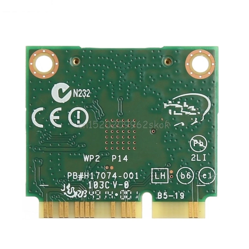 Двухдиапазонная Bluetooth 4,0 Беспроводная мини PCI-E карта для Intel 7260 AC для DELL 7260HMW Au13 19 Droship