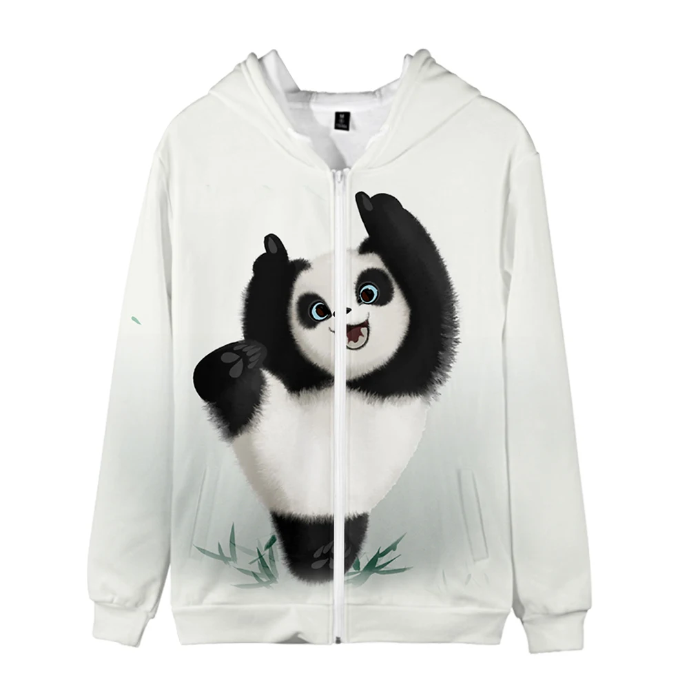

Hot sale 3-14 years 3D Chinese Panda Zipper Hoodies Boys/Girls Sweatshirt Harajuku Oversize Hooded Casual Jackets Clothing Top