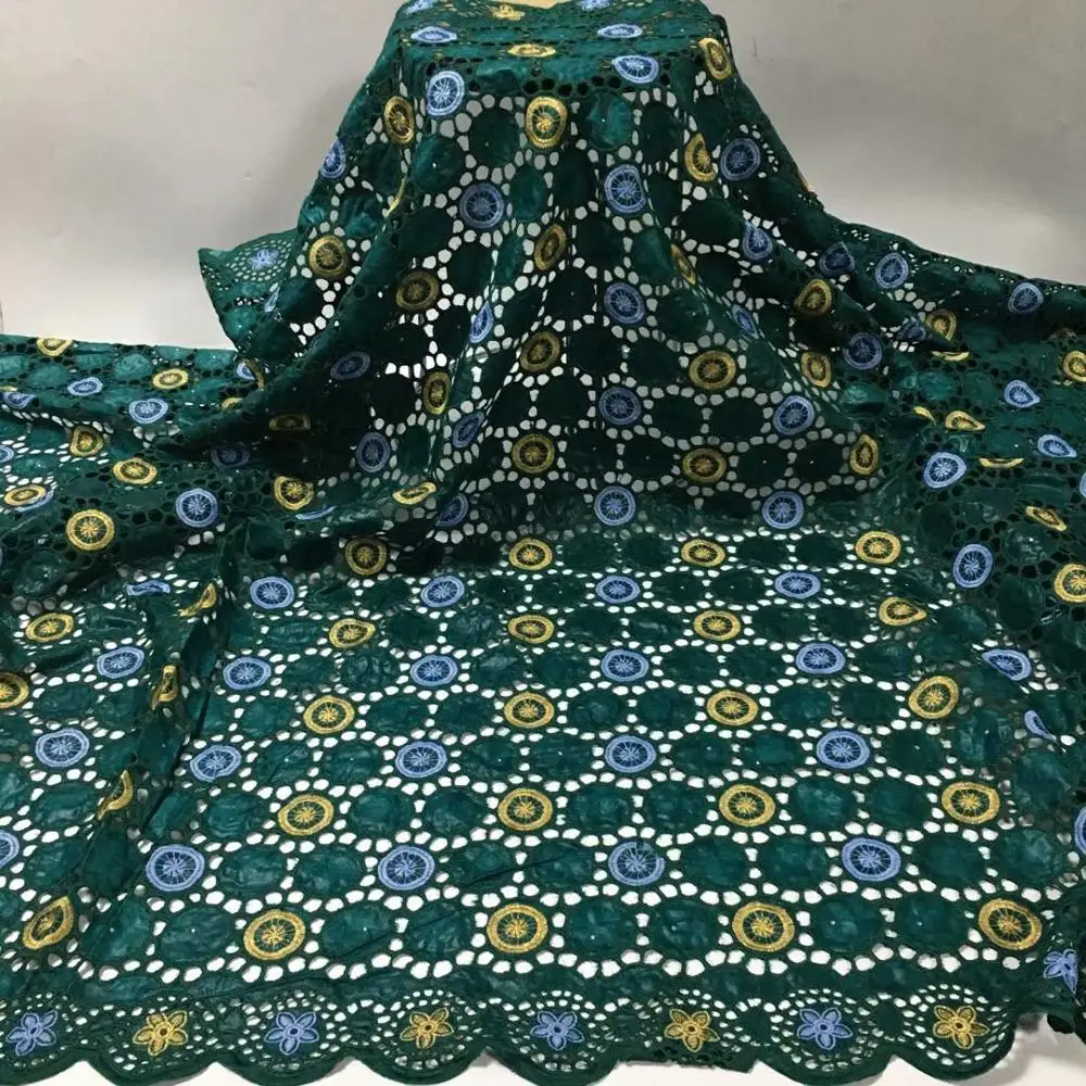 

High Quality African Bazin riche fabric 2020 French embroidery Nigerian Punch Bazin riche fabric Lace with stone for Wedding