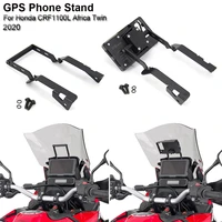motorcycle front phone stand holder smartphone phone gps navigaton plate bracket for honda crf1100l africa twin crf 1100 l 2020