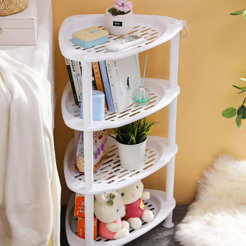 

1PCS Multi-Tier Bathroom Storage Rack Corner Floor Tripod Bathroom Supplies Daquan Washbasin Storage Rack Shelf Basket