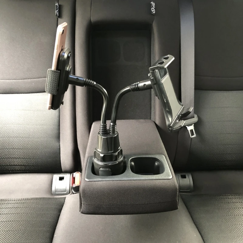 

4-13 дюймовый двойной мобильный телефон планшет с креплением подходит для водителей и пассажиров подарки для друзей и папы семьи регулируемы...