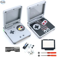 yuxi full set housing shell replacement part for nintendo for gameboy advance sp for gba sp case cover with screen lens tools