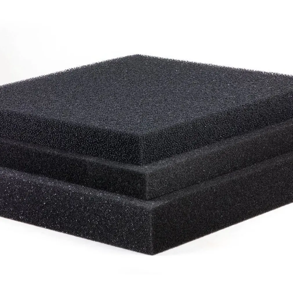 

Outdoor Tool Universal Black Filtration Foam Aquarium Fish Tank Biochemical Filter Sponge Pad Lightweight And Softness Design