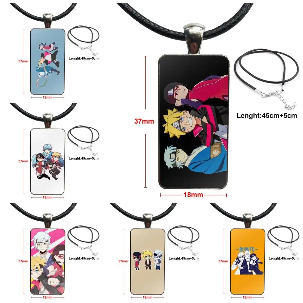 Ожерелье Boruto Sarada Mitsuki Flexibles модная Длинная цепочка с искусственными украшениями