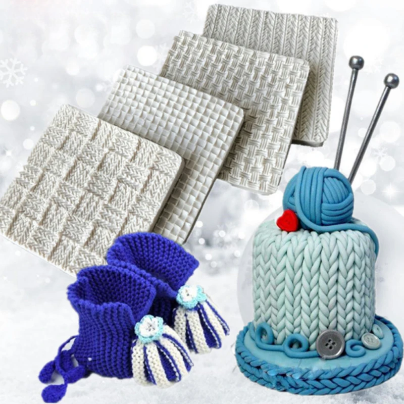 Силиконовые формы для вязания инструменты украшения тортов из мастики