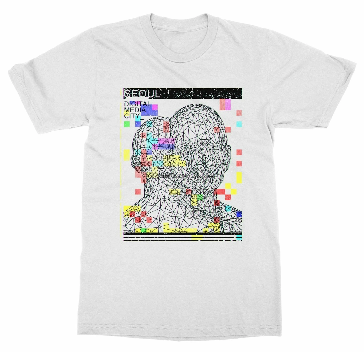 Сеул Южная Корея цифровая медиа город футболка мировое путешествие паспорт