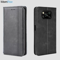 for xiaomi mi poco x3 x3 pro gt case book wallet vintage magnetic leather flip cover card stand soft cover luxury phone bags