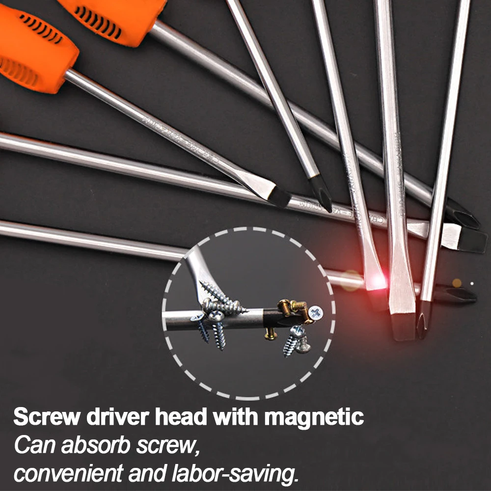 1 шт. отвертка шлицевая/крестообразная хром-ванадиевая сталь Сталь электрика