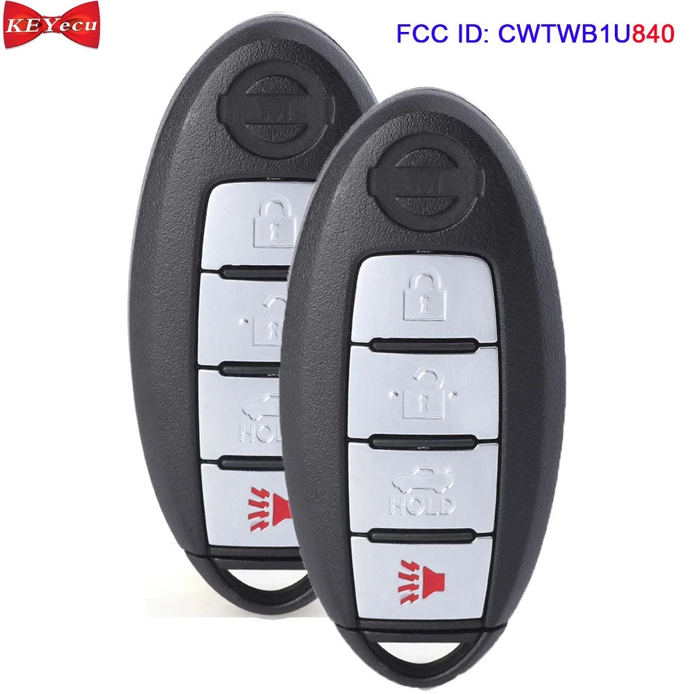 KEYECU 2 шт. для Nissan Sentra Versa Leaf 2013 2014 2015 2016 2017 2018 дистанционный брелок 315 МГц