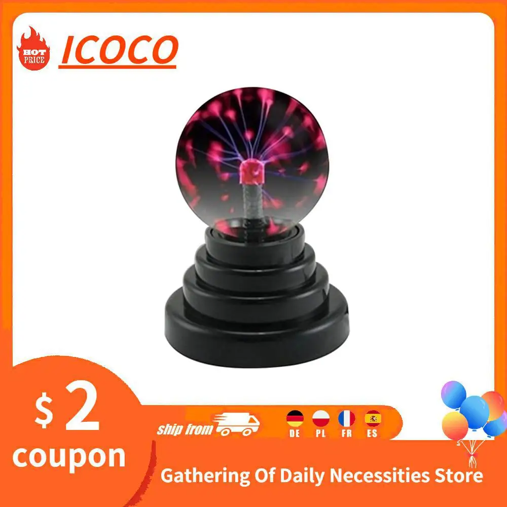 

2020 USB плазменный шар электростатической Сфера светильник магический хрустальный потолочный светильник хрустальный шар настольное освещен...