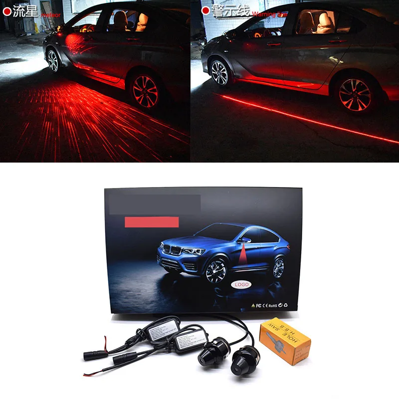 1Pair Car Door Light Logo Laser Shadow Projector Welcome Fit for NISSAN Ford Honda Toyota Haval Audi | Автомобили и мотоциклы