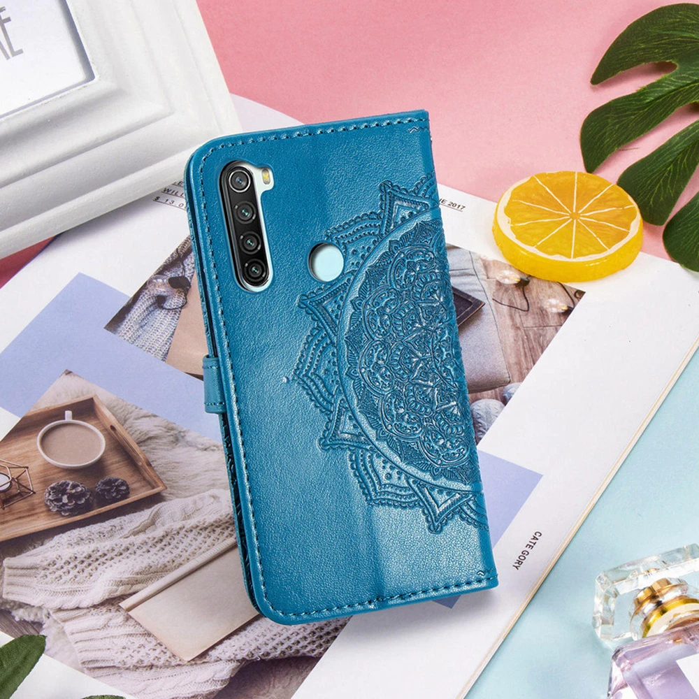 Xiaomi Redmi Note 8 чехол 3D цветок Мандала узор кожаный бумажник Флип чехол на для xiaomi Redmi Note 8 note8 Pro чехол обложка сумка телефона