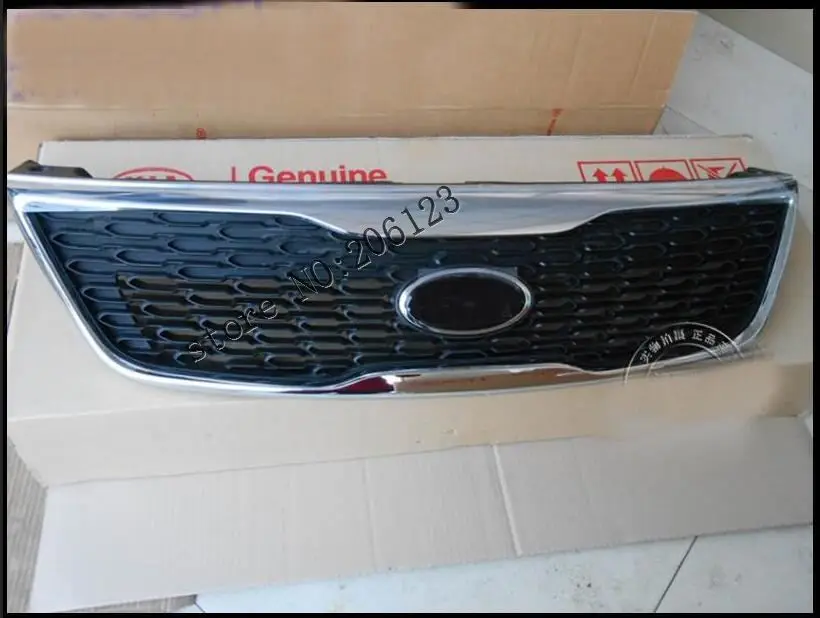 Решетка для передней решетки из нержавеющей стали kia Sorento 2013 2014|Хромирование| |