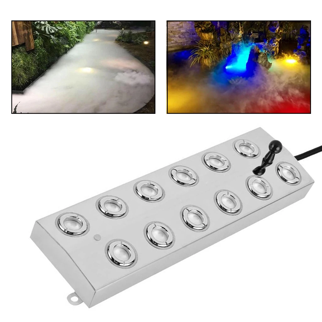 

DC 48V 4/6/8/10/12 Head Ultrasonic Mist Maker Fogger Stainless Steel Air Humidifier Greenhouse Hydroponics Pond Use