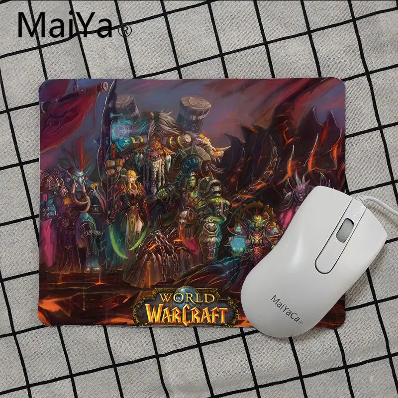 Maiya High Quality WOW World of Warcraft Rubber Mouse Durable Desktop Mousepad Top Selling Wholesale Gaming Pad mouse | Компьютеры и
