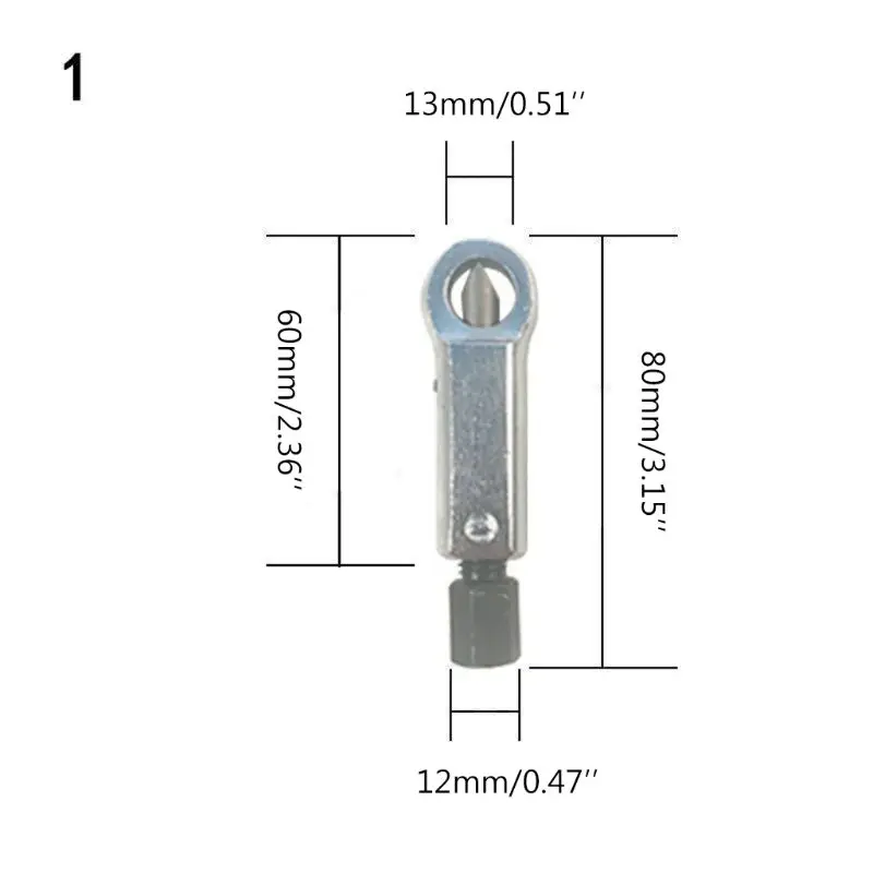 

Adjustable 4 Pcs 9-27mm Nut Splitter Cracker Remover Damaged Rust Nut Manual H7ED