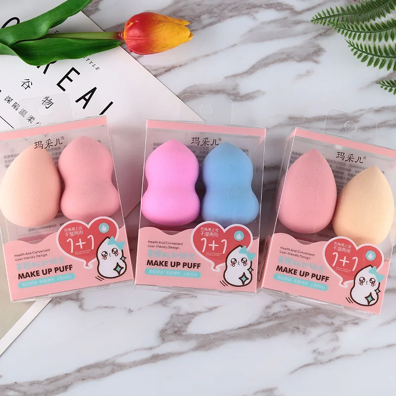 2 шт./кор. макияж imagical губка комплект основы под слоеного блендер для смешивания