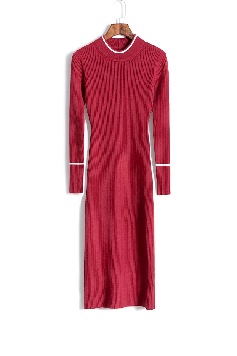 

Ukraine Women Dress Promotion Zanzea 45% Cashmere + 30% Wool Knit Woman 2020 New Long-sleeved Slim Sexy Bag Hip Fashion Female