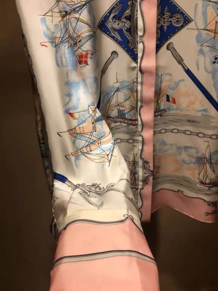 CHICLADY Сезон весна-осень Женская блузка дворец Стиль хит Цвет с длинным рукавом и