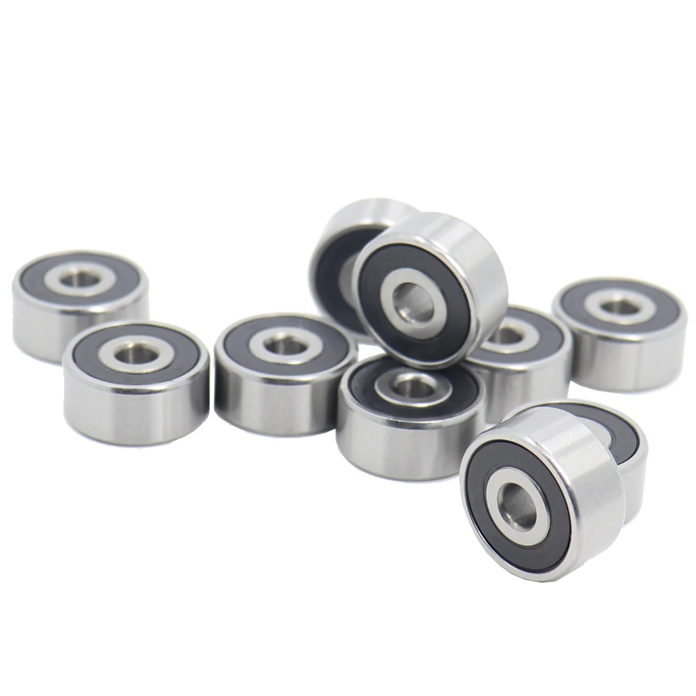 1616 2RS ABEC 1 (10 шт.) 1/2 &quotx1 1/8&quot x3/8 &quotдюймовые шариковые подшипники 12 7 мм x 28 575 9 525