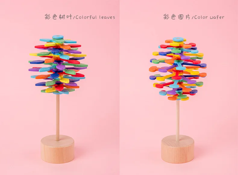 Fibonacci, деревянные игрушки, Вращающиеся Леденцы, это игрушка и декомпрессионное устройство, Креативные украшения, деревянная игрушка, детская игрушка, подарок для ребенка
