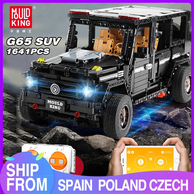 Молд King MOC высокотехнологичный внедорожник G500 Внедорожник строительные блоки