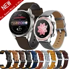 Ремешок кожаный для Huawei Watch 33ProGTGT2 46Gt2 pro, сменный Браслет для Honor Dream seriesmagic 2 46, 22 мм