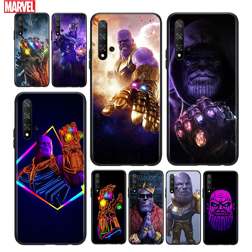 

Marvel Thanos Fashion For Huawei Honor 10 20 30 10i 20i 30i 10X V20 V30 20S 30S 30i X10 Pro Lite Black Silicone Soft Phone Case