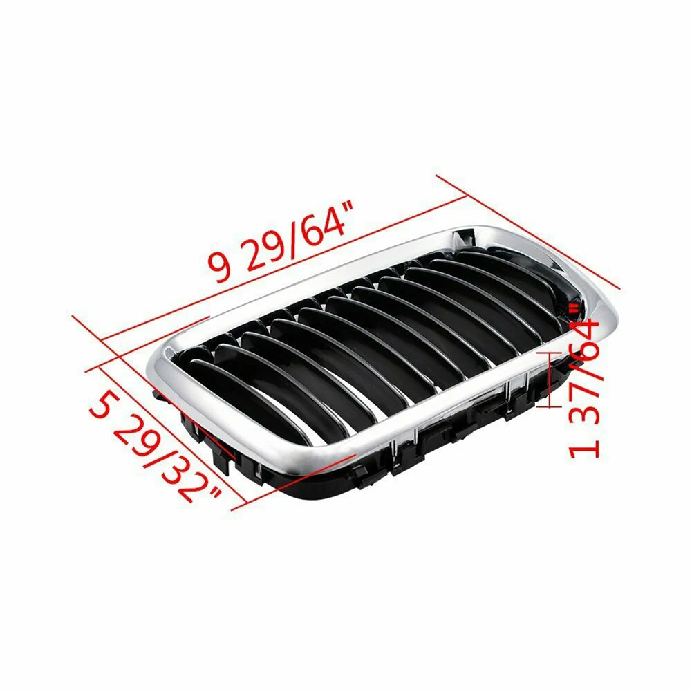 Хромированный передний гриль для BMW E36 3 Series 318i 323i 328i M3 1997 1999|Гоночные решетки| |