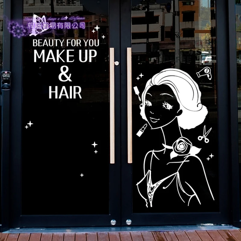 Наклейки для маникюра салонов макияж спа-наклейка красивые плакаты виниловые