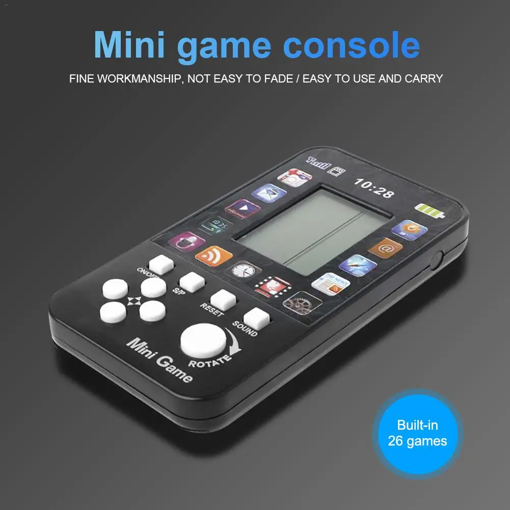 Лучший подарок Ретро стиль классический детство тетрис ручные игровые плееры ЖК