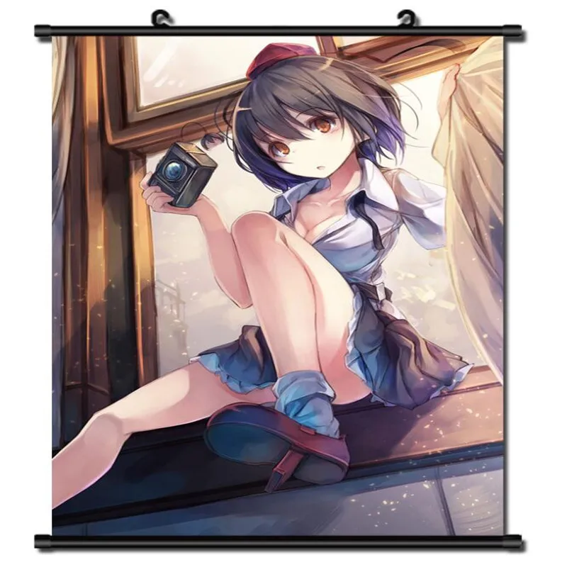 Японская декоративная картина аниме проект TouHou Phantasmagoria of Flower Syameimaru Aya домашний