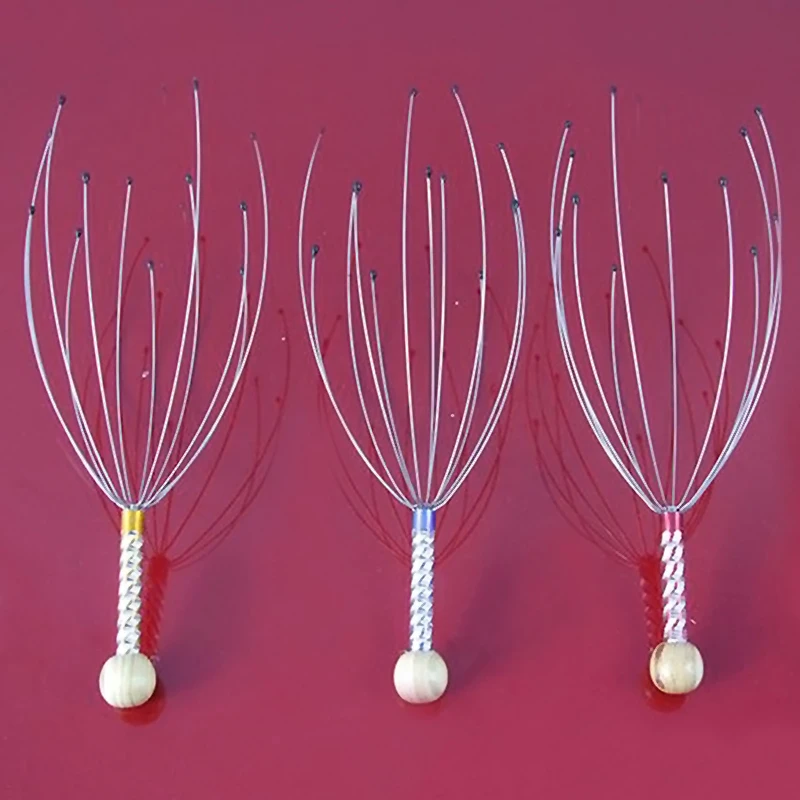 1 шт. массажер для головы шеи и кожи массажное оборудование снятия стресса