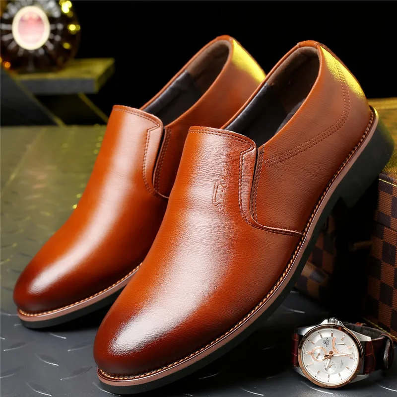 

2019 Classic Man Pointed Toe Dress Shoes Mens Microfiber Leather Wedding Shoes Oxford Formal Shoes Men Dress Shoes Leather896