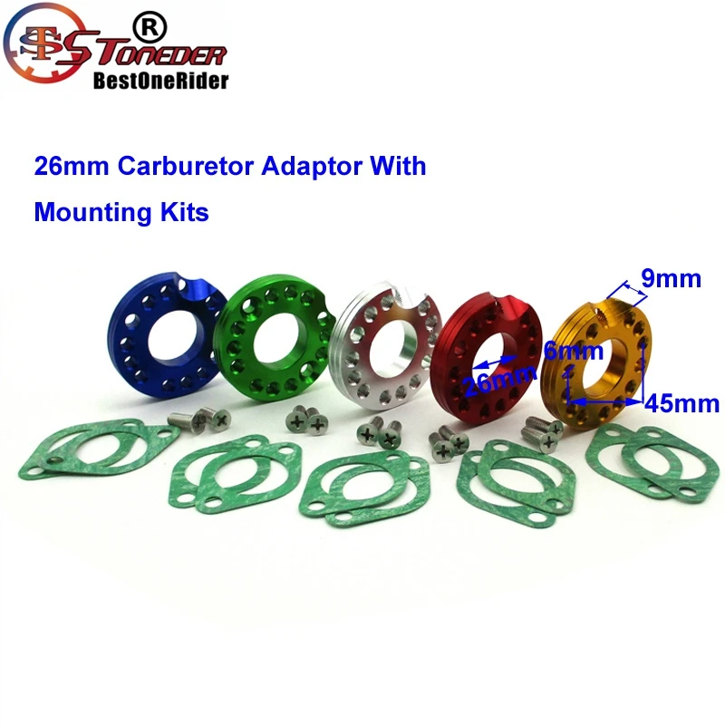 Подставка для спиннера STONEDER 26 мм с уплотнительными винтами Dax питбайка