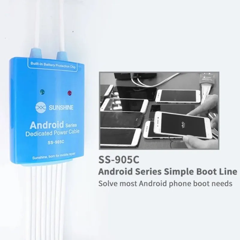 SS 905C Android одна кнопка загрузки управления линии для huawei Xiaomi samsung Meizu OnePlus OPPO анти