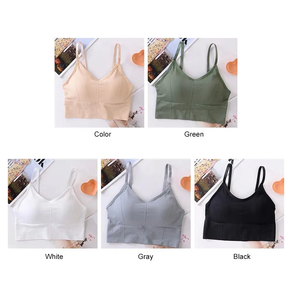 

Free Size Vest Women Padded Vest Sport Bra Women Bandage Fashion Sports Bras Underwear Slim-Type Charming Soft Running Fitness