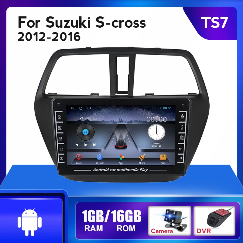Автомагнитола на Android мультимедийный плеер для Suzuki S Cross SX4 2012 2016 навигатор GPS Wi Fi