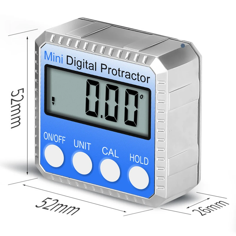 360 градусов Мини Цифровой Инклинометр уровень электронный транспортир Угол