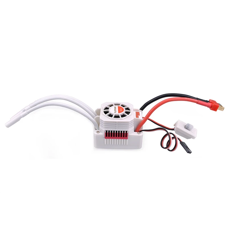 

SURPASS HOBBY Platinum Waterproof Series Brushless 60A ESC for 1/10 1/12 RC Monster Off-Road Short Course Car Boat