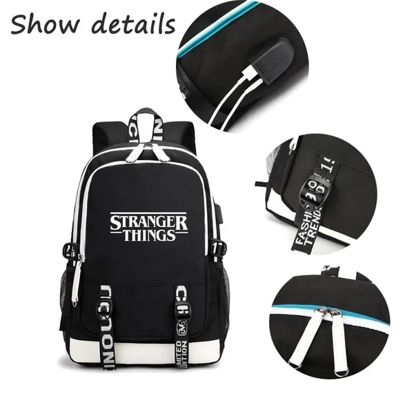 Рюкзак женский холщовый с отделением для ноутбука и USB-портом | Багаж сумки