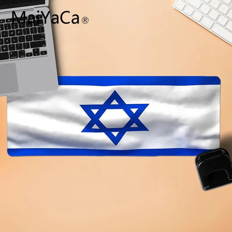 

MaiYa Israel Grungy Flag Customized MousePads Computer Laptop Anime Mouse Mat Laptop Gaming Lockedge Mice Mousepad