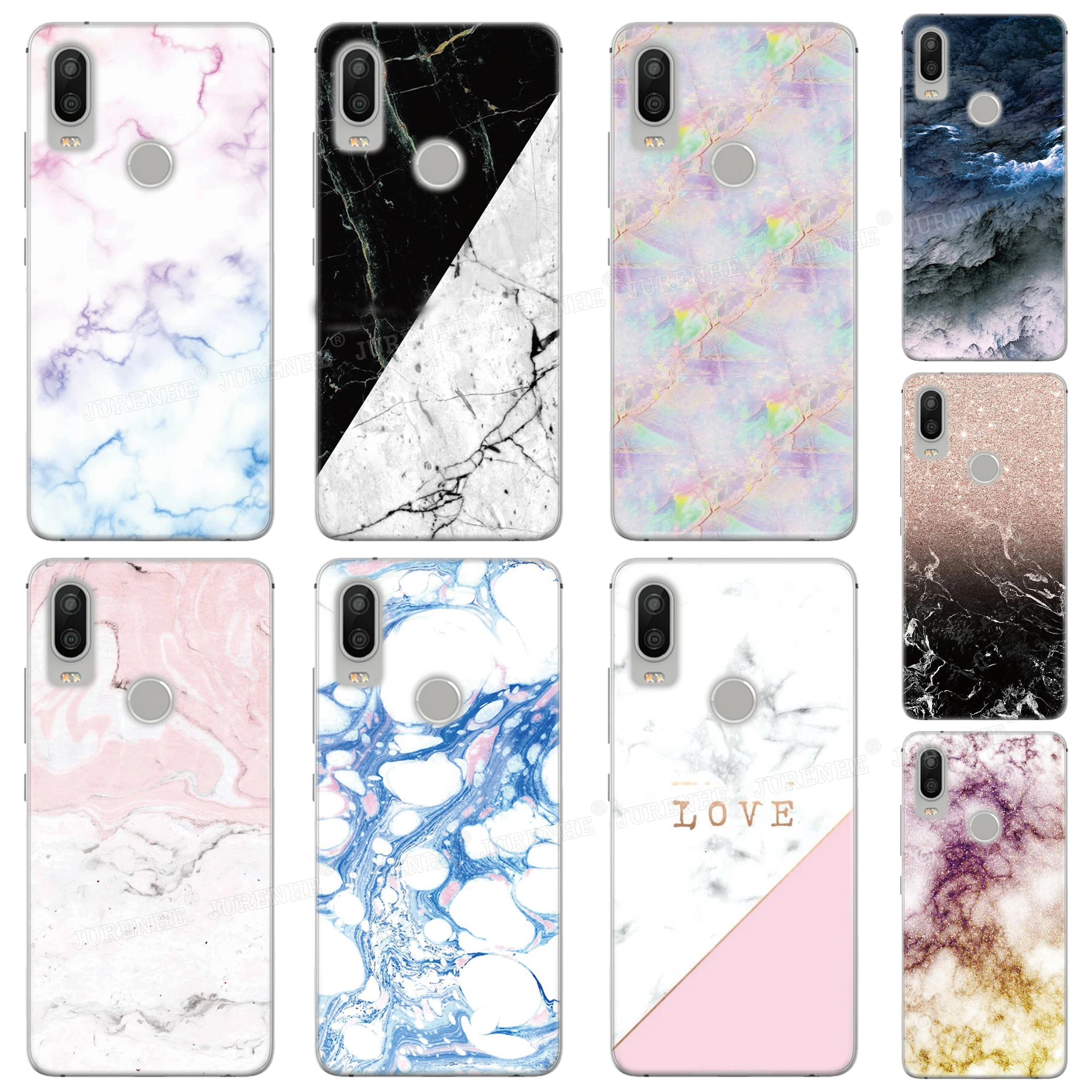 Мягкий силиконовый чехол из ТПУ с цветным мраморным рисунком для Oukitel C17 C16 C15 C13 C12 C18 C19 Pro C8 K9 U25 Pro U22