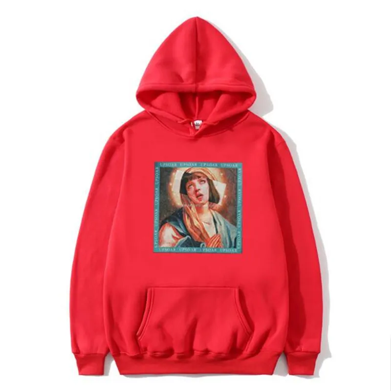 Осенняя модная Толстовка Mary пуловер в стиле хип хоп однотонная розовая черная