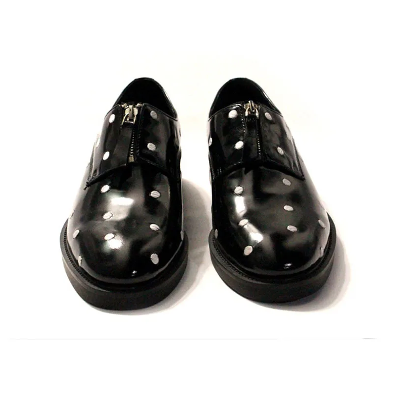 New 2020 Men Formal Shoes Leather Zipper Pointed Toe Footwear Man Black Party Mens Dress Luxury Shoe Sapato Masculino | Обувь