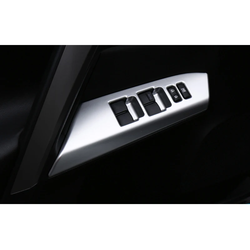 Для Toyota RAV4 2016 2017 2018 хромированный автомобильный Стайлинг интерьер Окно Стекло